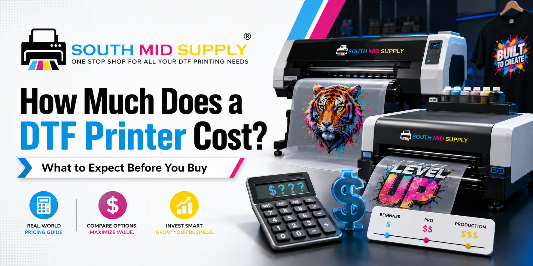 How Much Does a DTF Printer Cost? | South Mid Supply