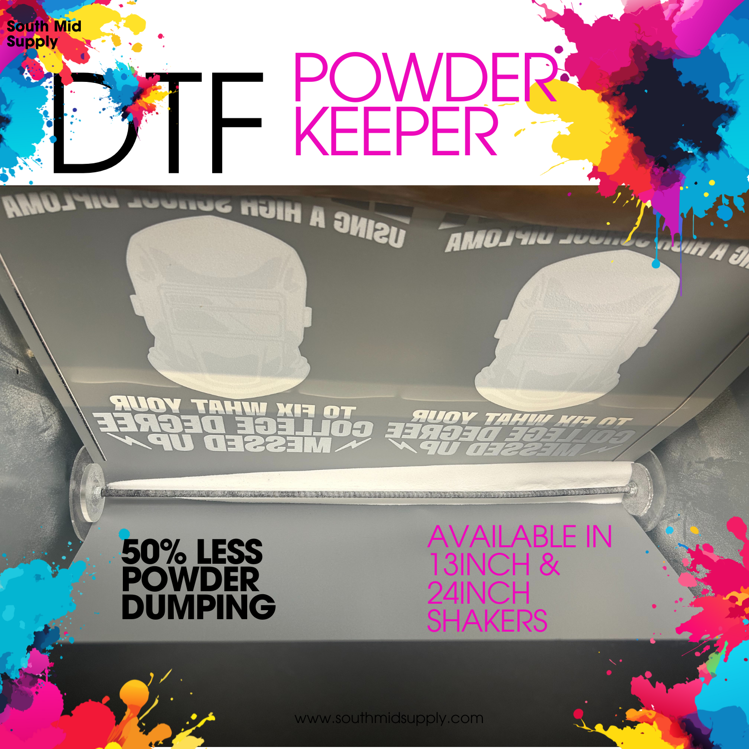 DTF Powder Keeper (13inch & 24inch) | Efficient